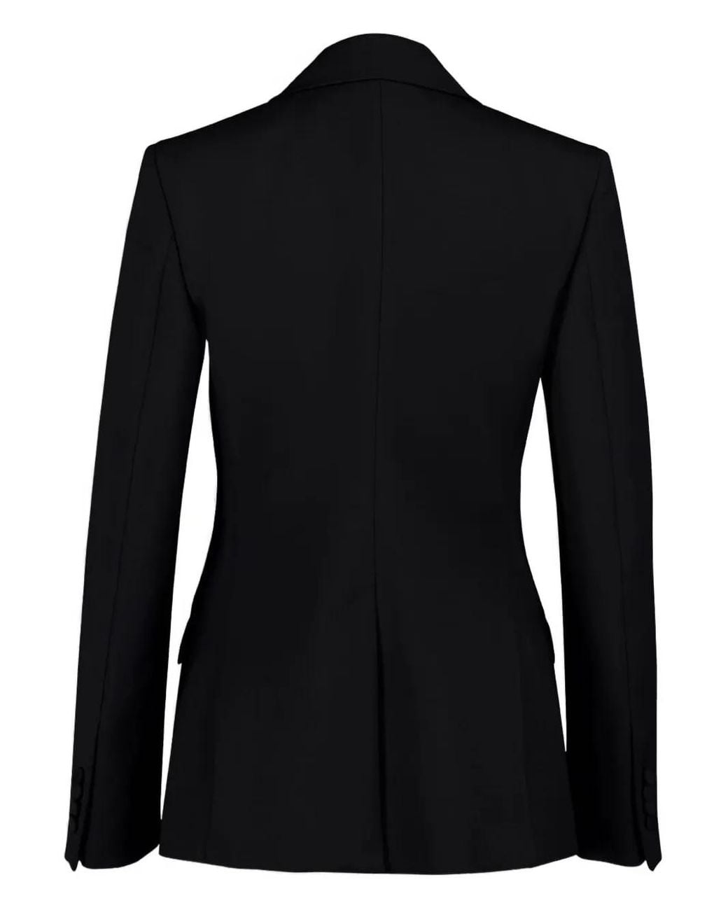 Gabriela Hearst Black Single-Button Wool Blazer