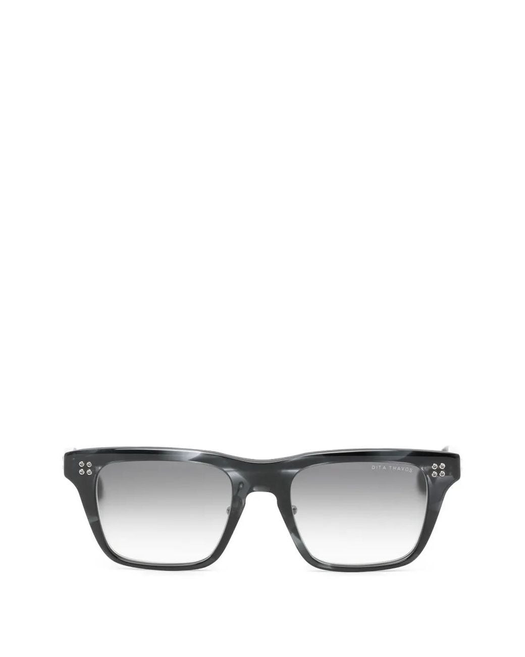 Dita Eyewear Gray Thavos Square-Frame Sunglasses