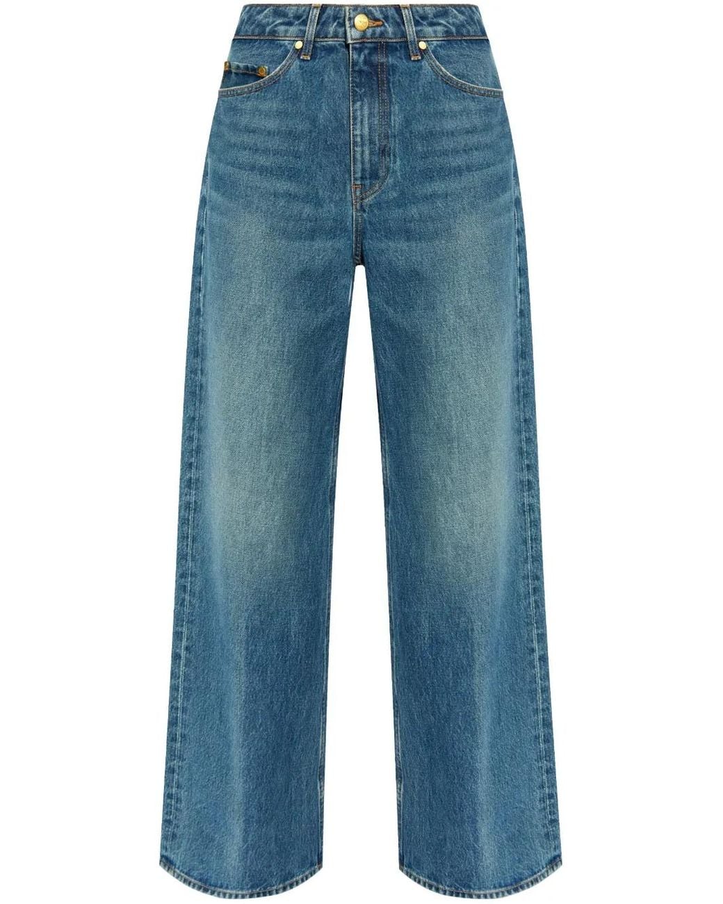 Ulla Johnson Blue The Willow Wide-Leg Jeans