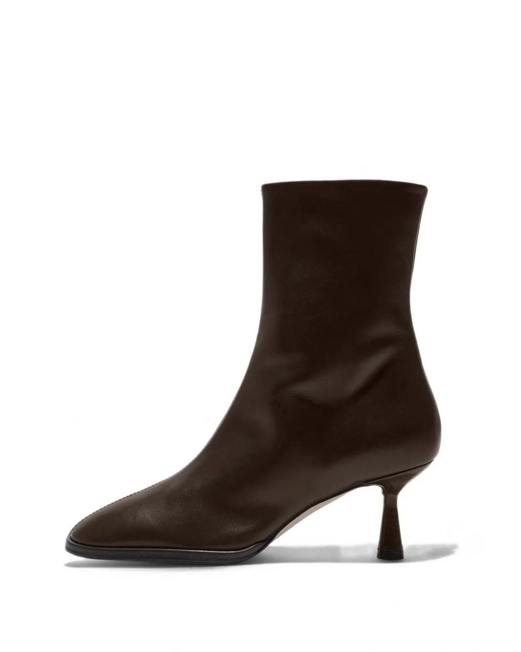 Aeyde Brown Dorothy Leather Ankle Boots