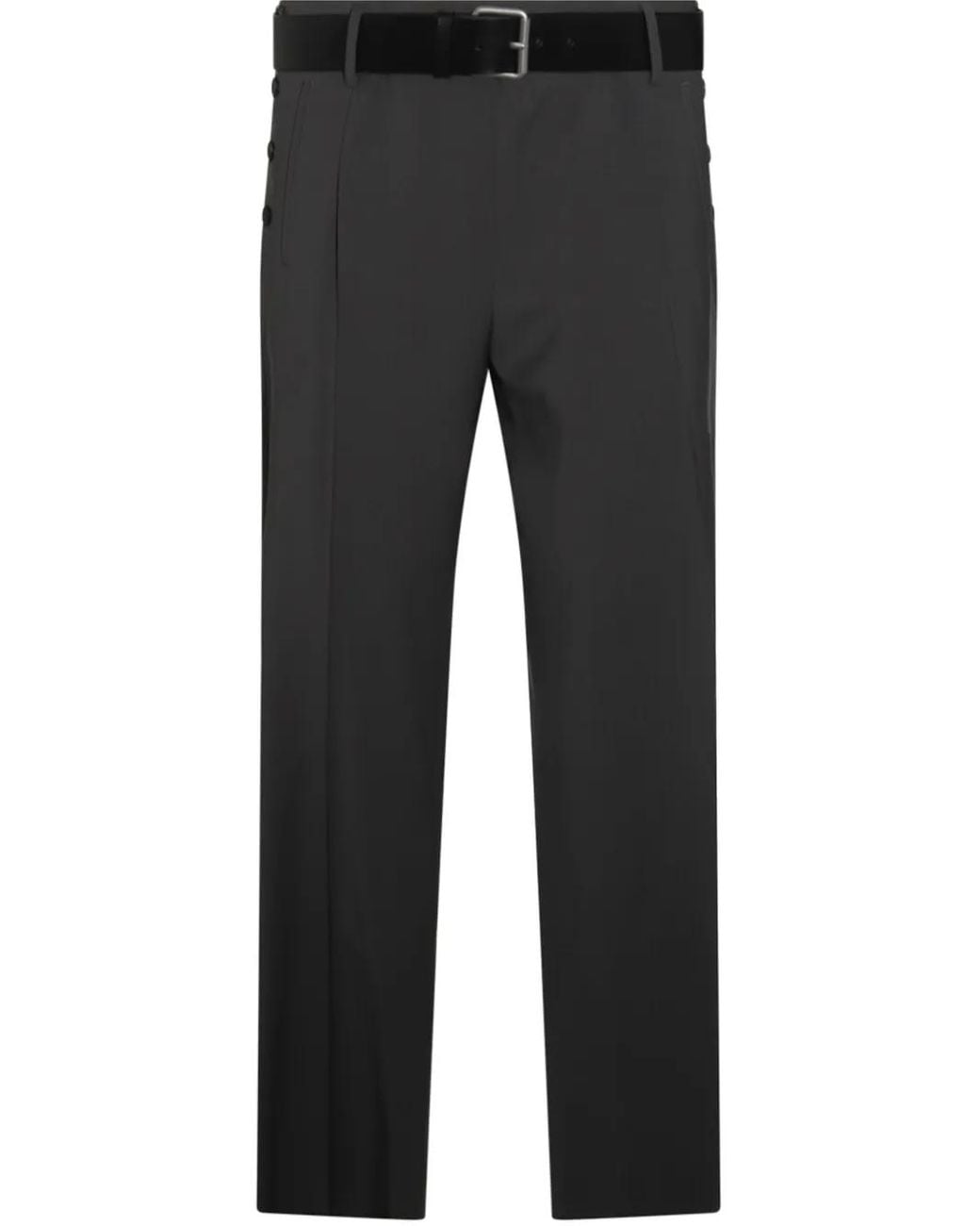 Moschino Black Straight-Leg Trousers for men