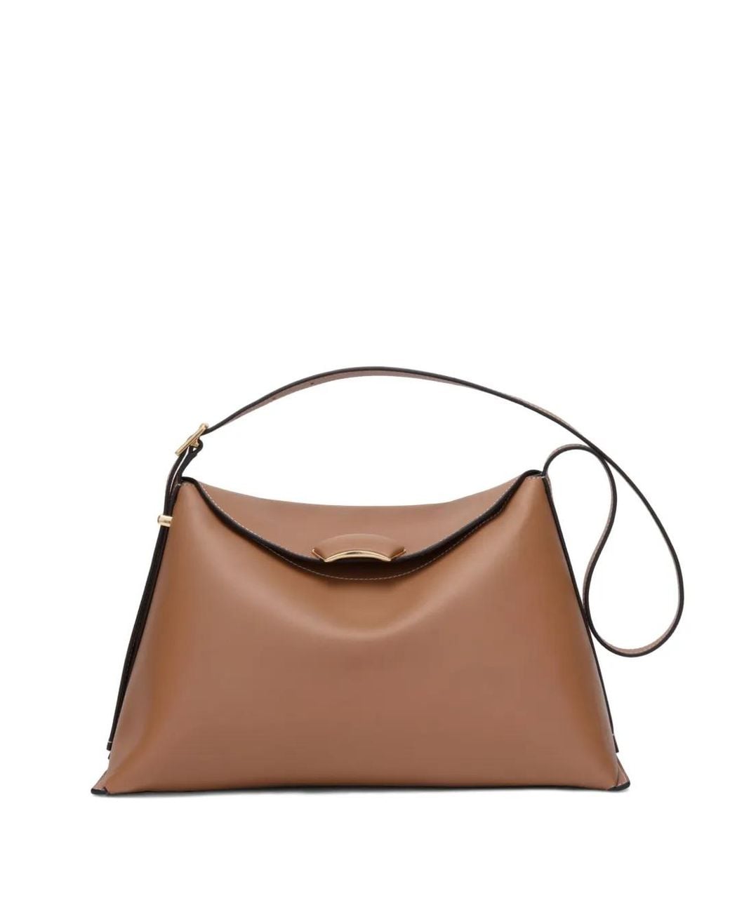 3.1 Phillip Lim Brown Id Leather Shoulder Bag