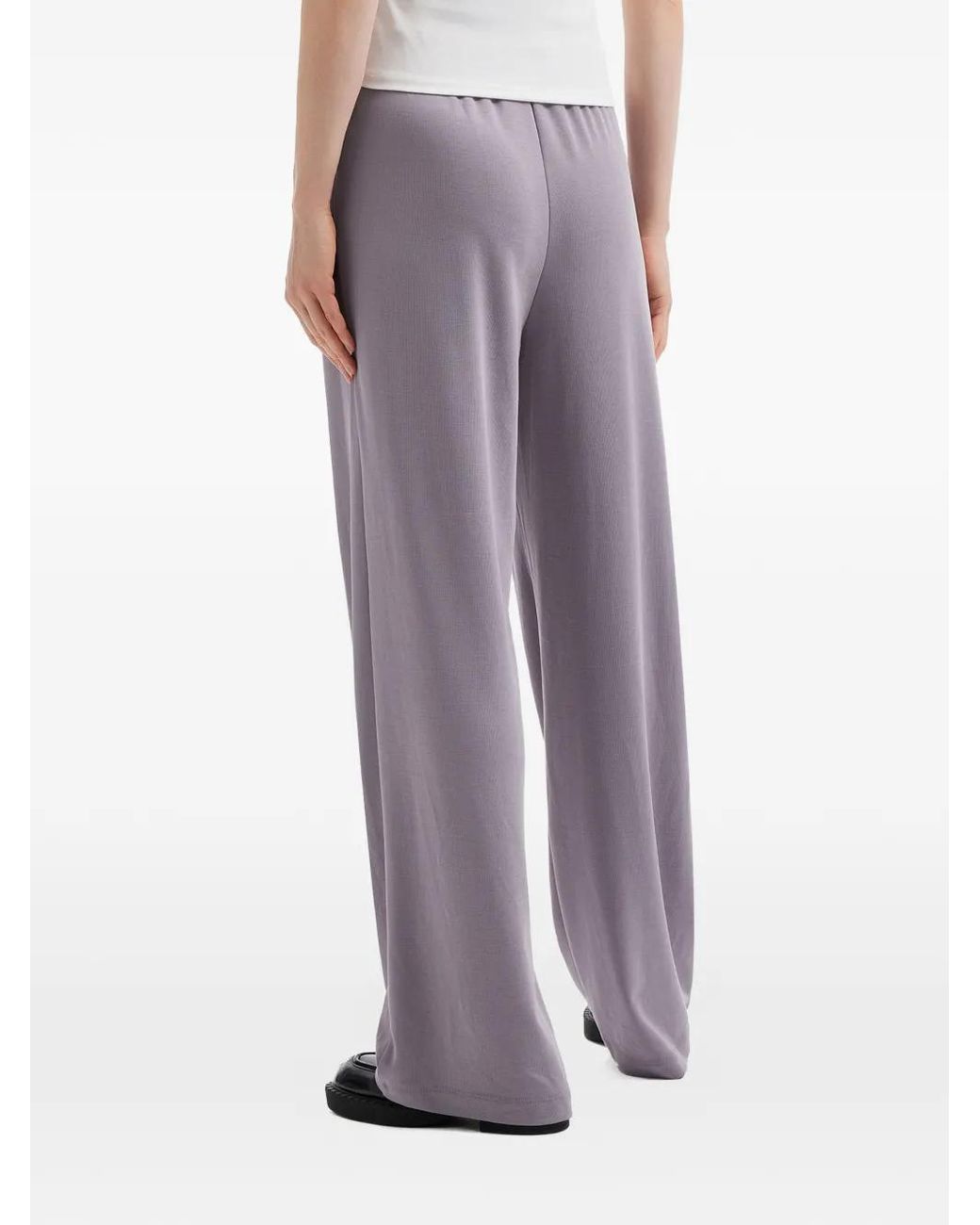 B+ AB Purple Drawstring Palazzo Pants