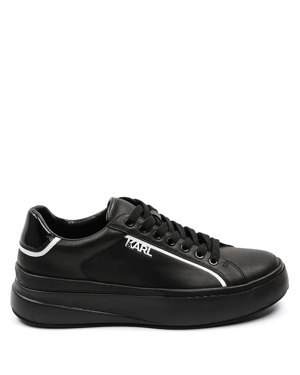 Karl Lagerfeld Black Kronos Sneakers for men