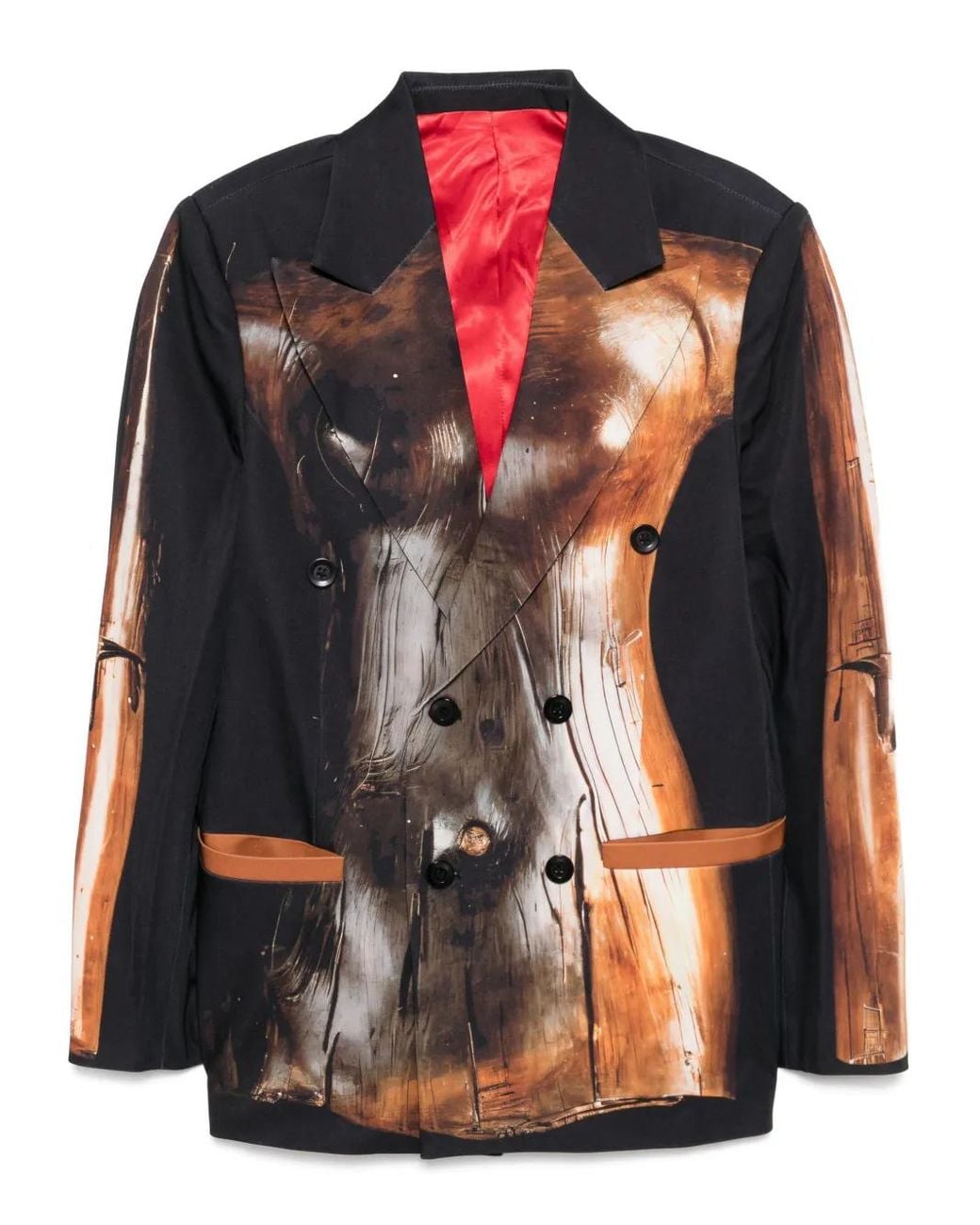 Kidsuper Black Mannequin Figure Blazer for men