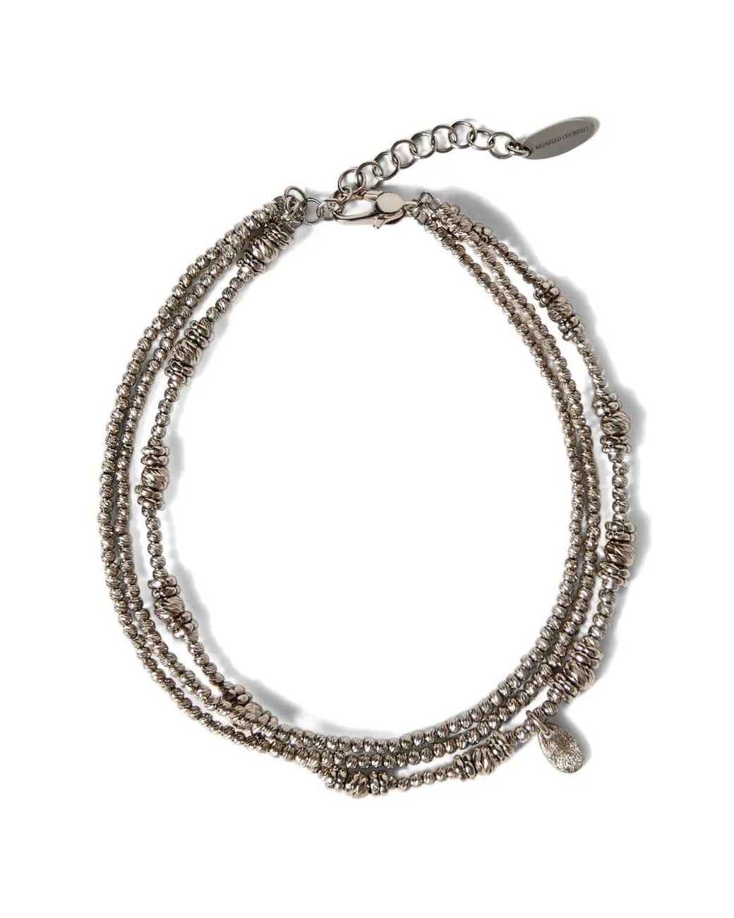 Brunello Cucinelli Metallic Sterlingsilber-Fußkette