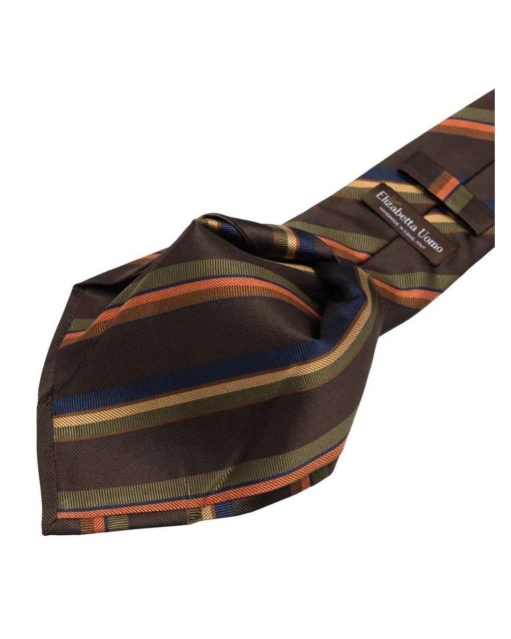 Elizabetta Black Battisti Silk Jacquard Tie for men
