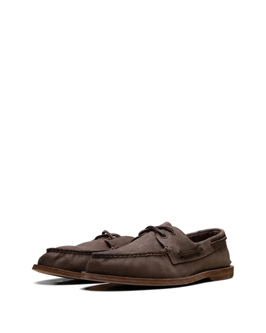 Lace-Up Boat Shoes di Sperry Top-Sider in White da Uomo