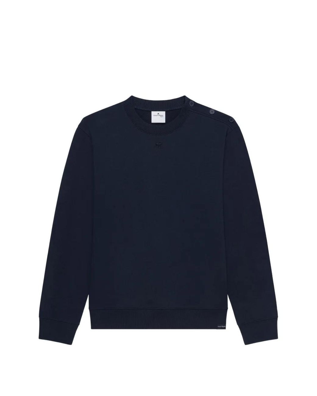 Sudadera Con Botones Courreges de hombre de color Blue