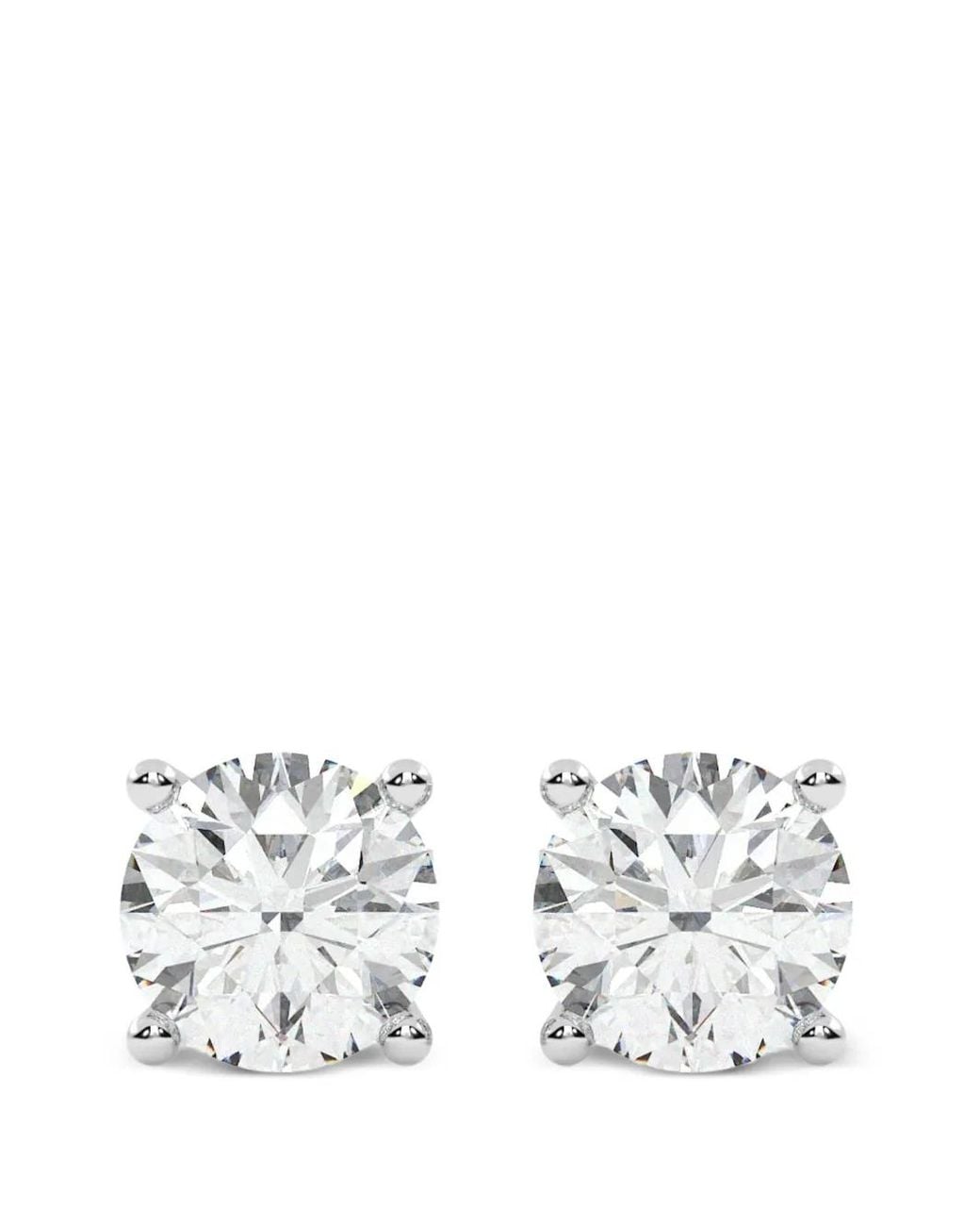 Diamond Essentials White Diamond-Solitaire Earrings