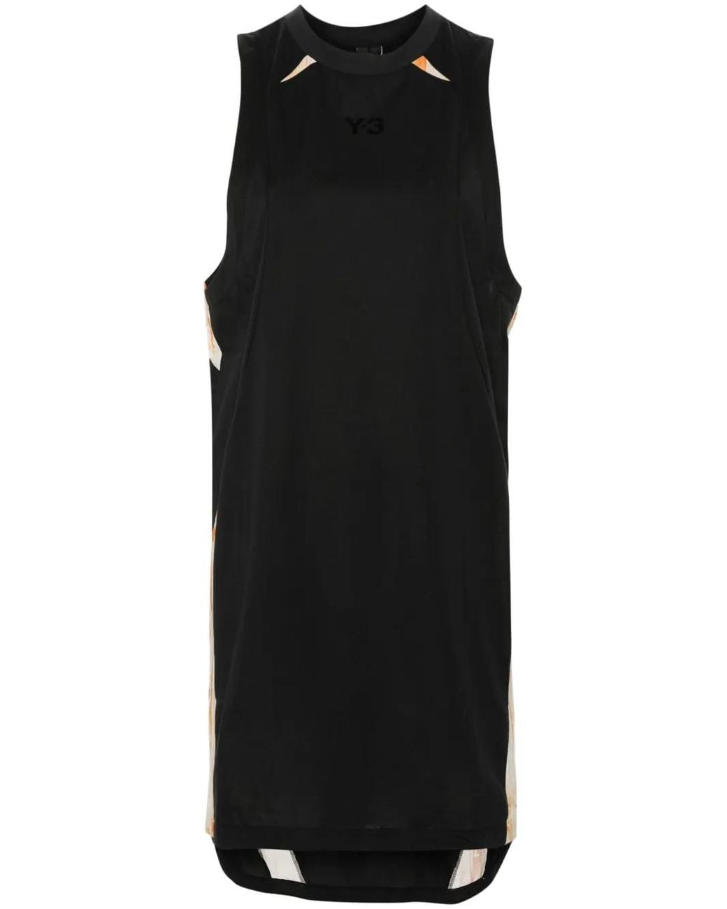 Y-3 Black Rust Dye Tank Dress