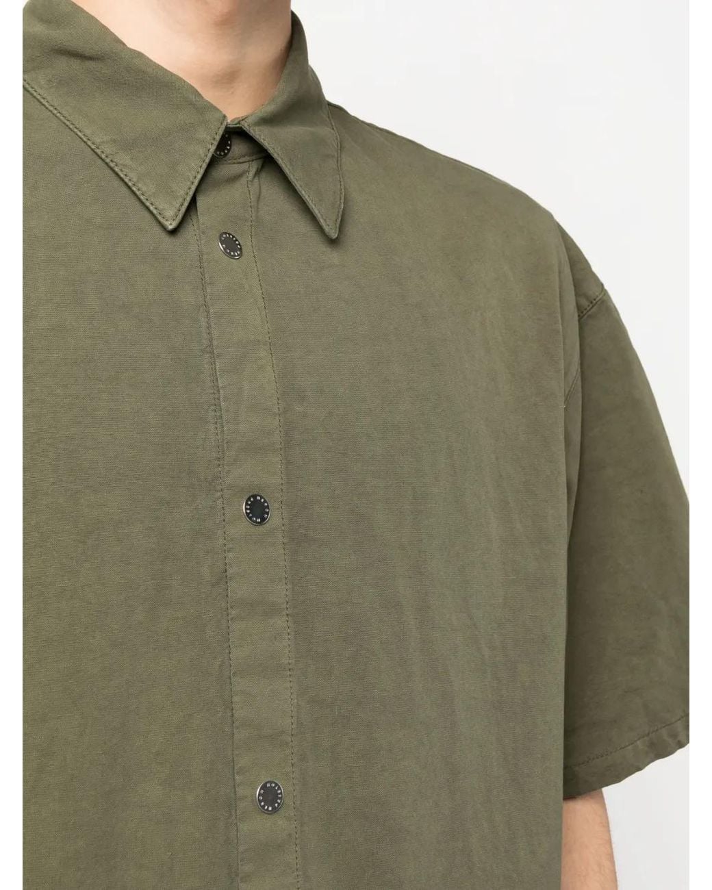 Heron Preston Overhemd Met Logopatch in het Green voor heren
