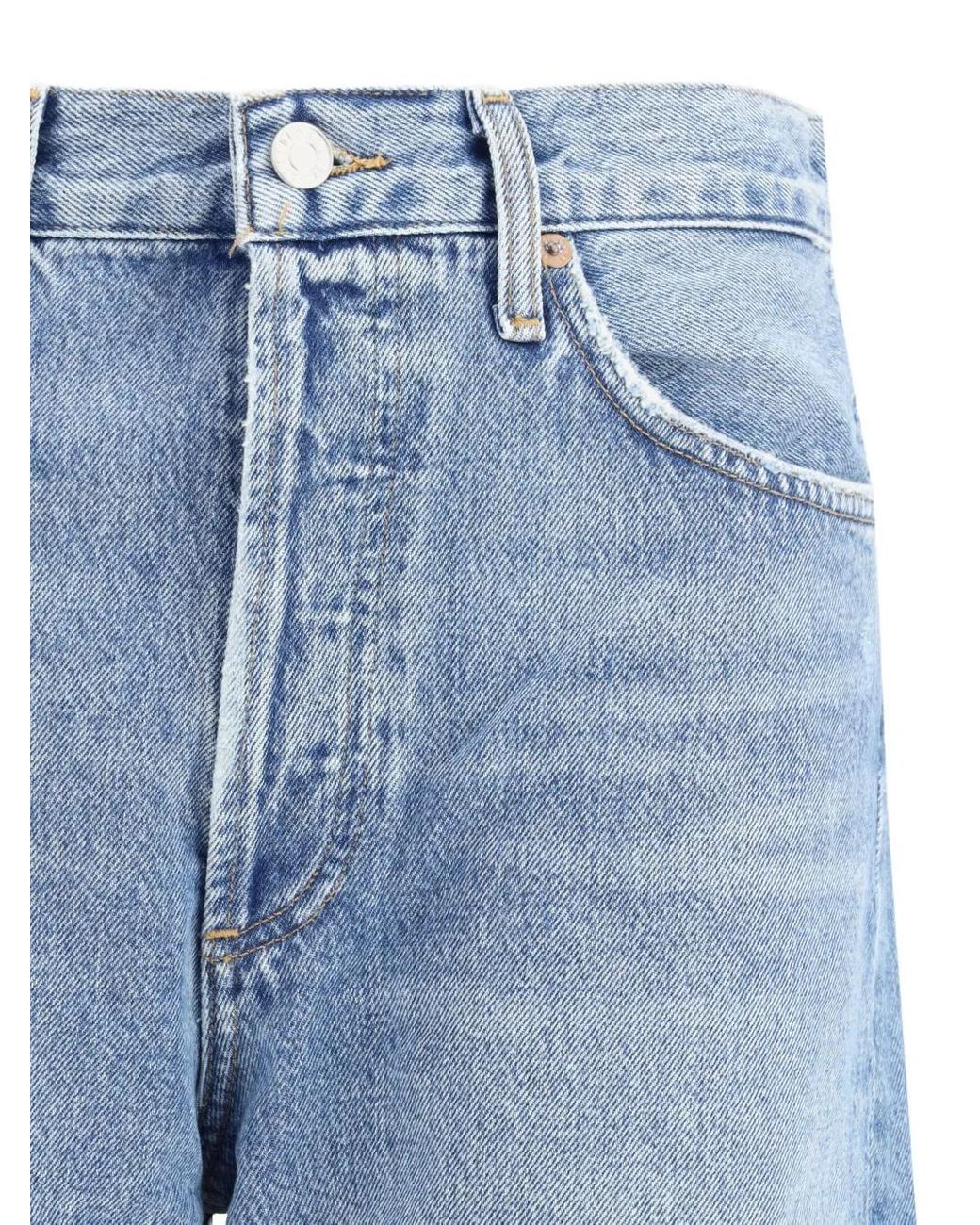 Agolde Blue Five-Pocket Jeans