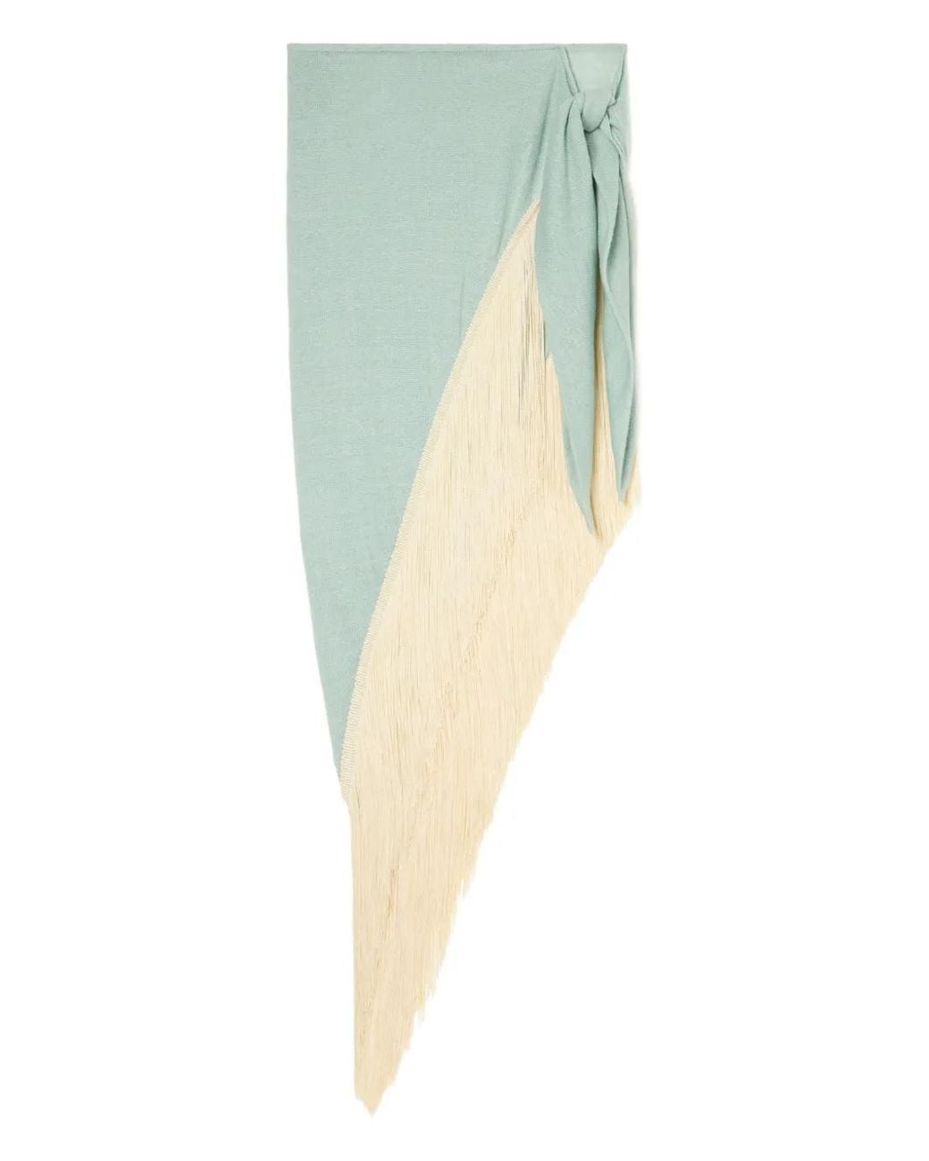 Alanui Green Mermaid Inside Pareo Midi Skirt