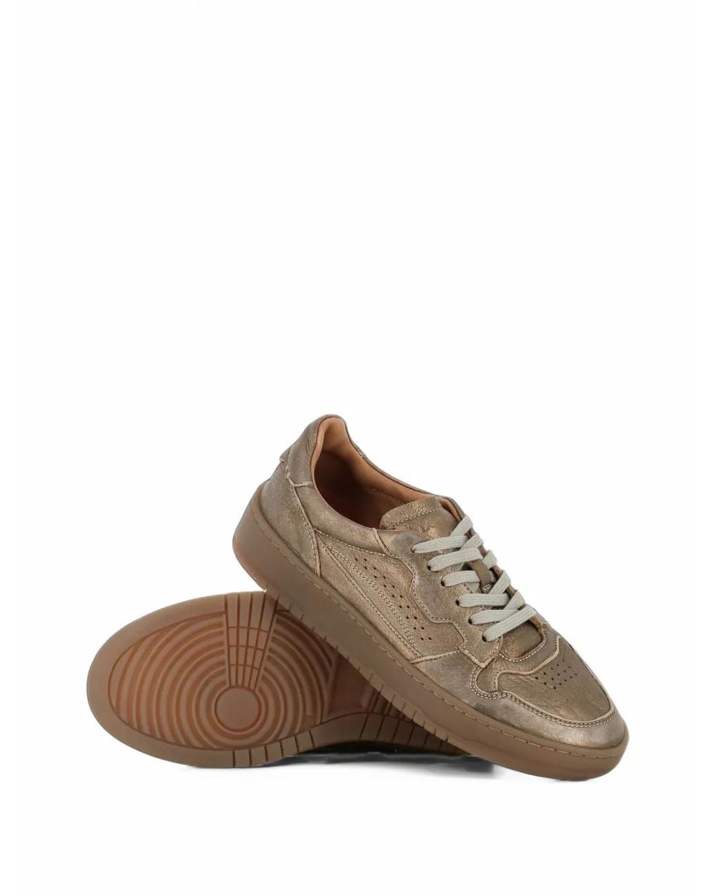 Sneakers Con Inserti Traforati di LEMARGO in Brown