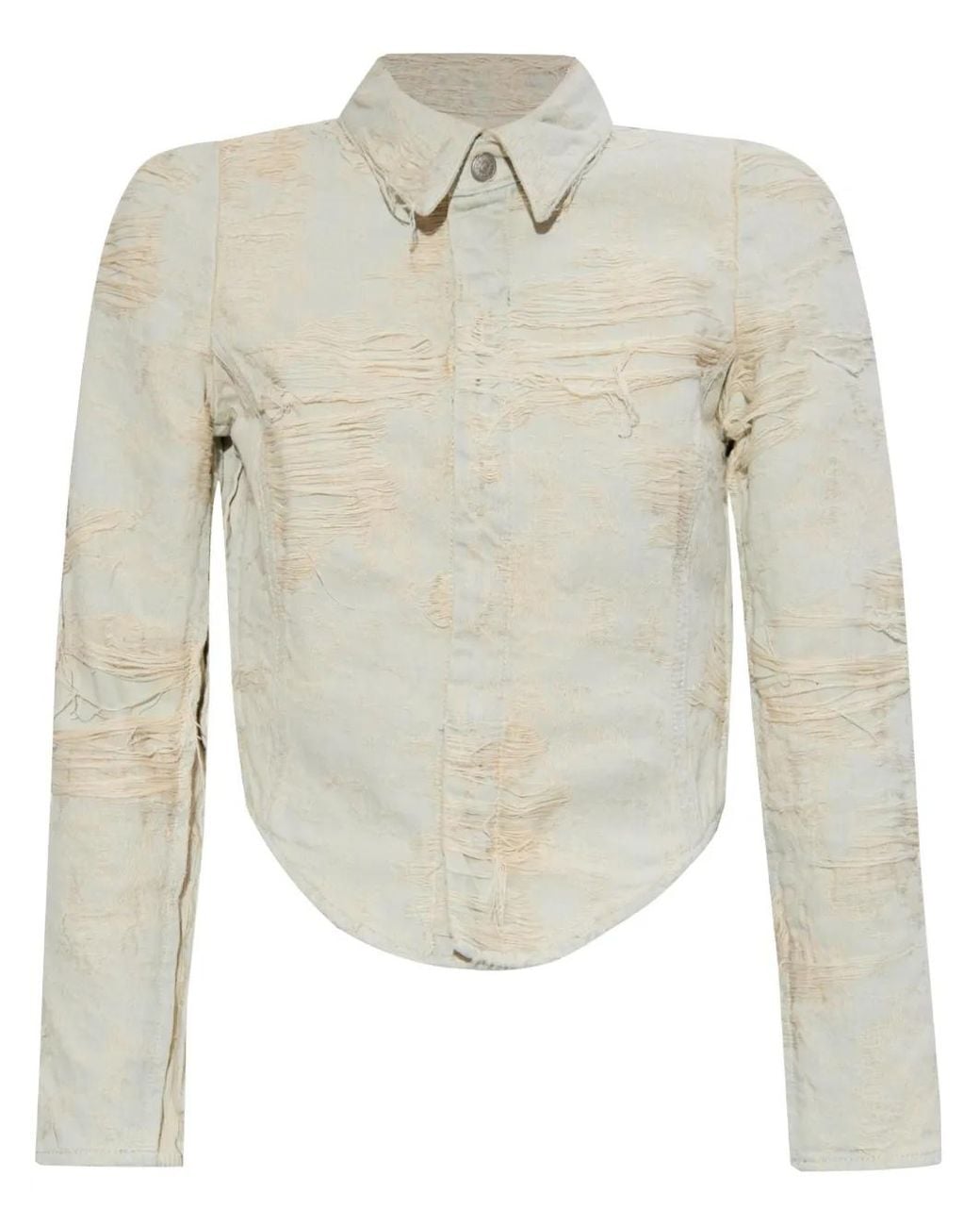 DIESEL White De-Madeleine-Fsg Shirt