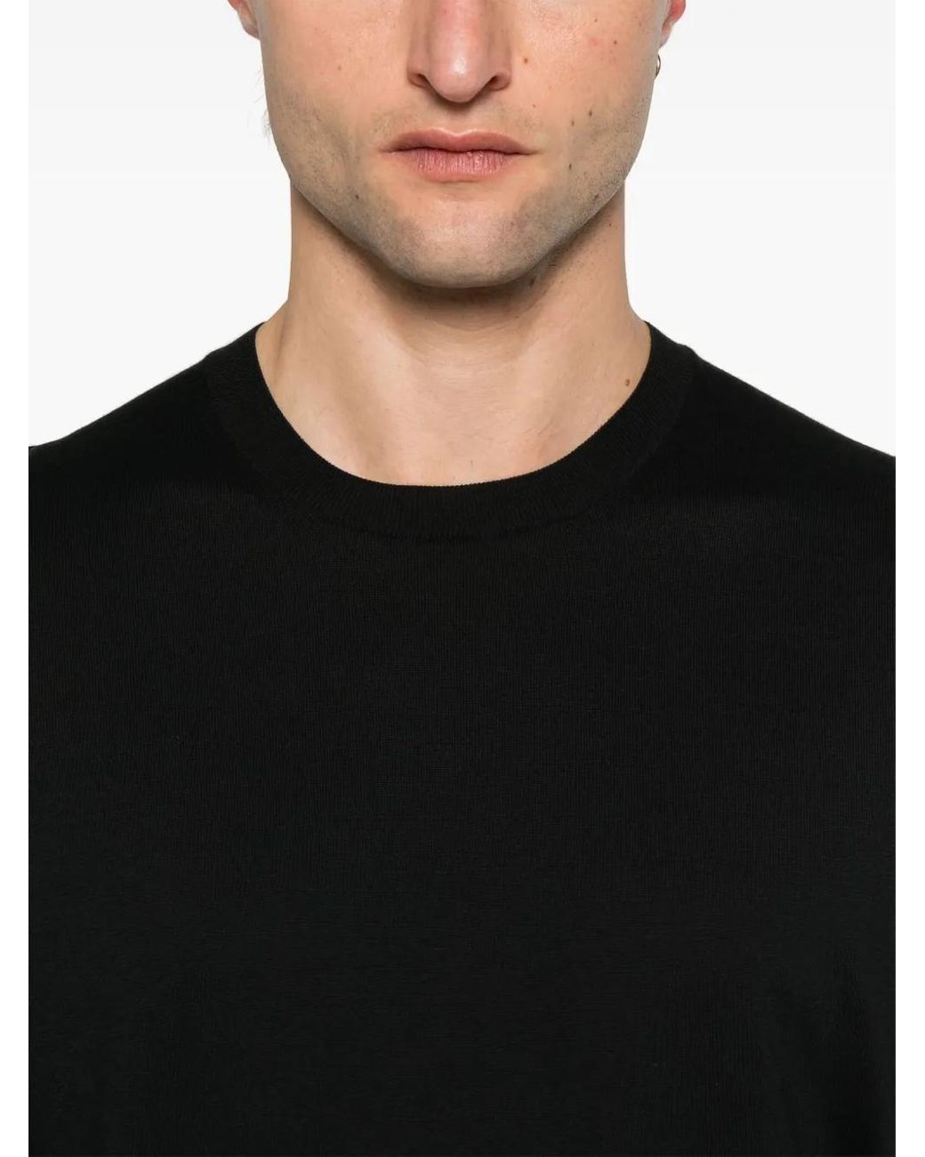 Tom Ford Black Cotton Sweater for men