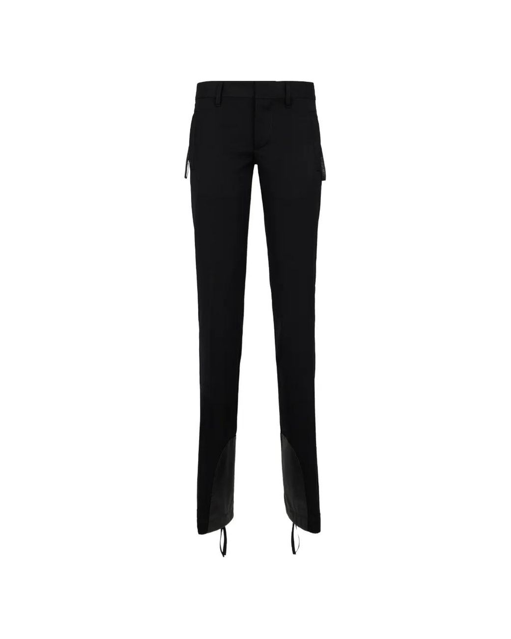 DSquared² Black Snow-Tech Panelled Trousers