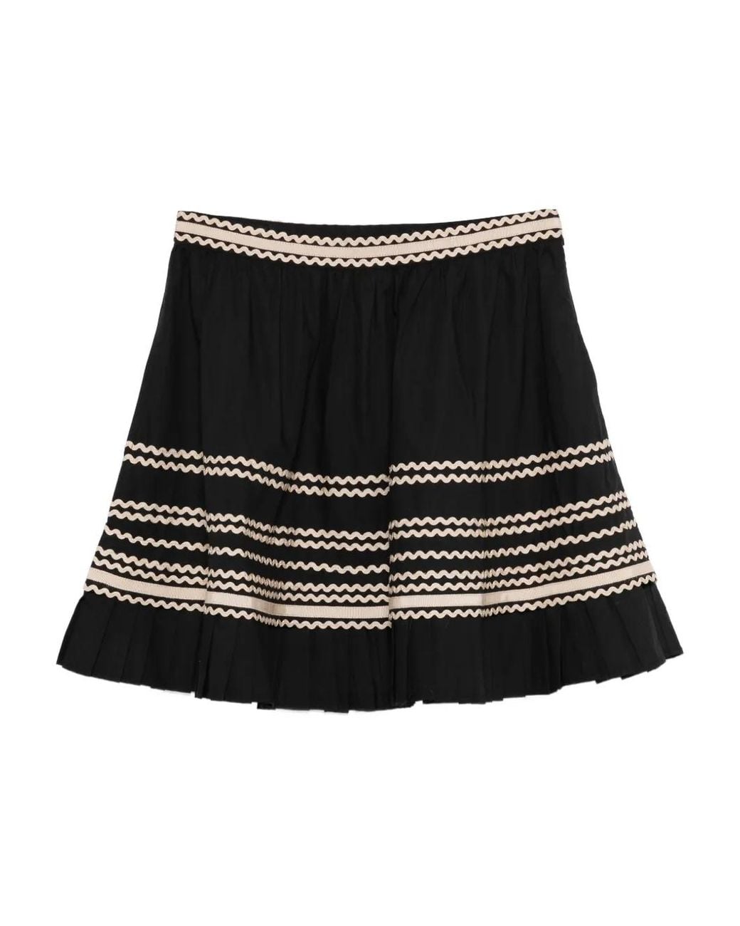 Ulla Johnson Adaleigh Mini-Rok in het Black