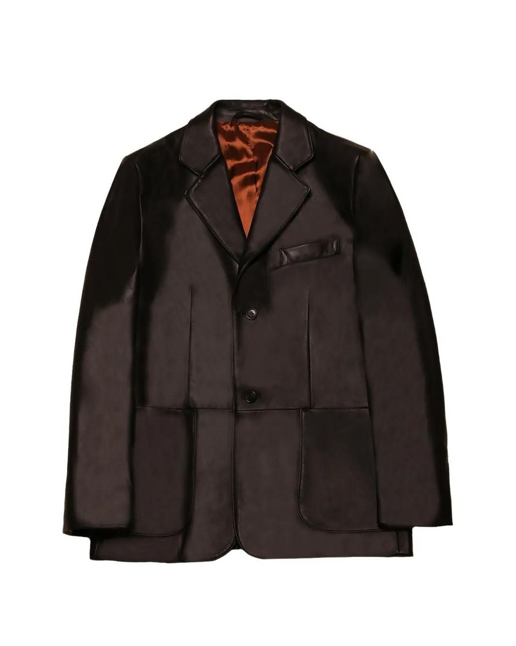 Paura Black Pocket Blazer for men