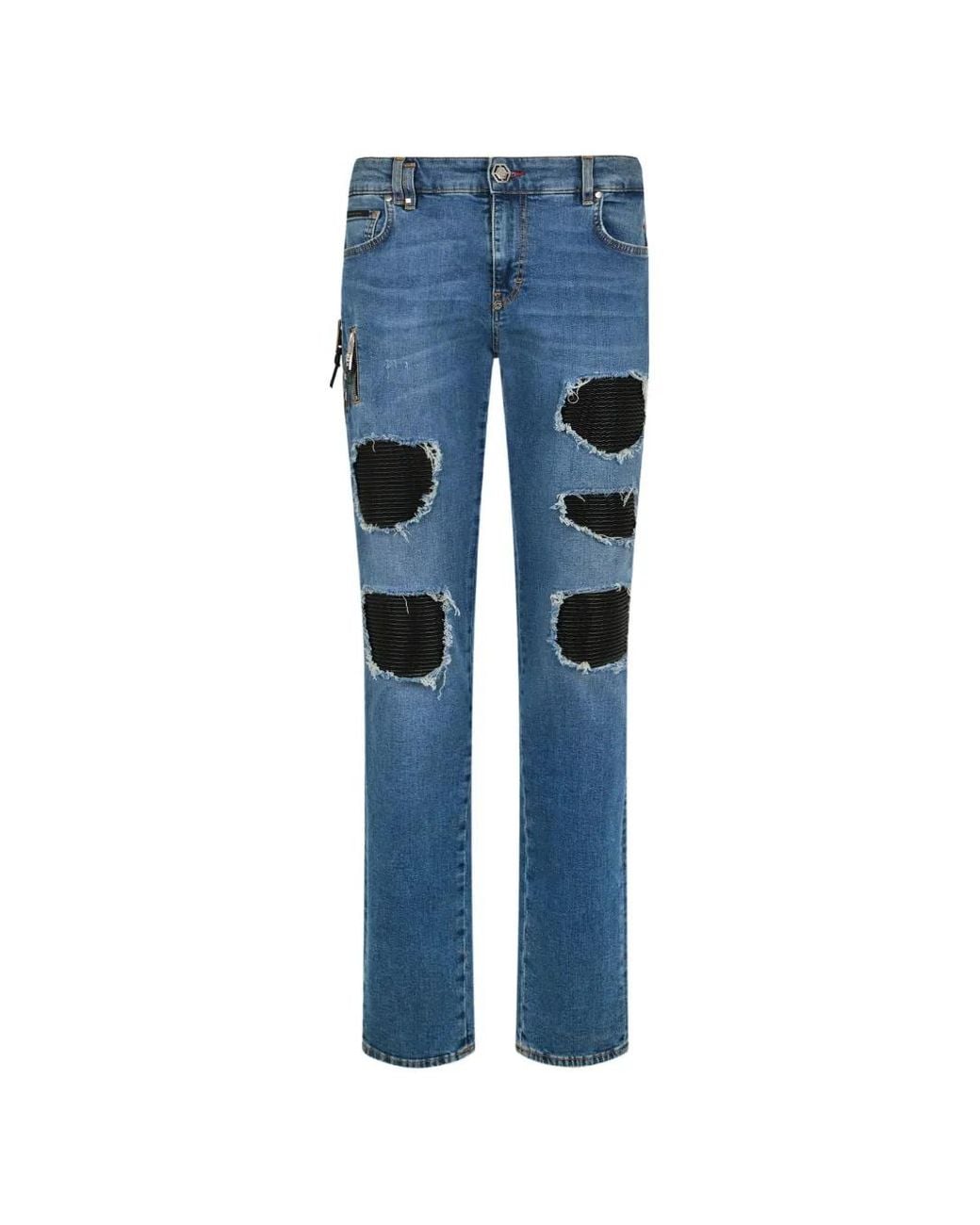 Philipp Plein Blue Jean Rockstar Basic for men