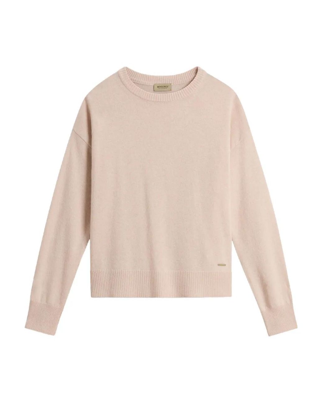 Woolrich Natural Crew-Neck Sweater