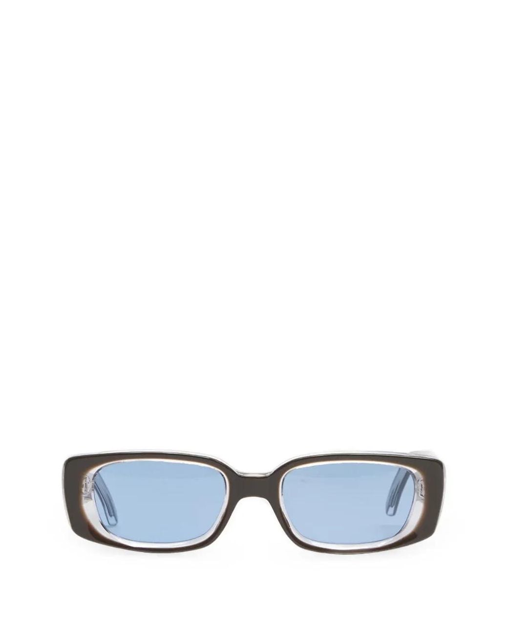 Our Legacy Blue Samhain Rectangle-Frame Sunglasses