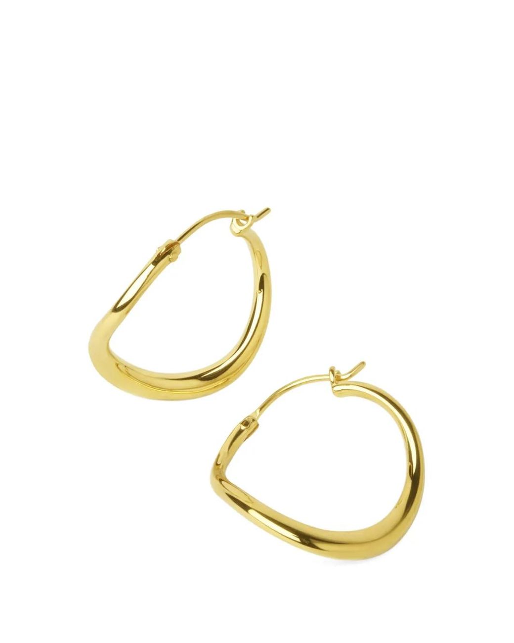 Dinny Hall Metallic Small Wave Earrings