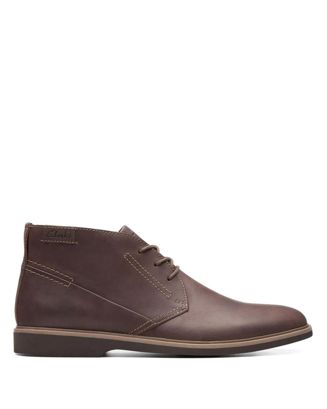 Clarks Brown Malwood Lace-Up Boots for men