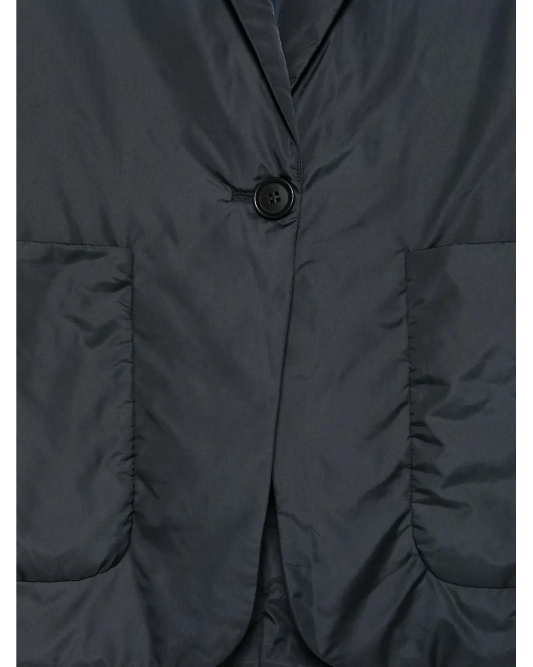 Aspesi Blue Single-Breasted Pocket Blazer