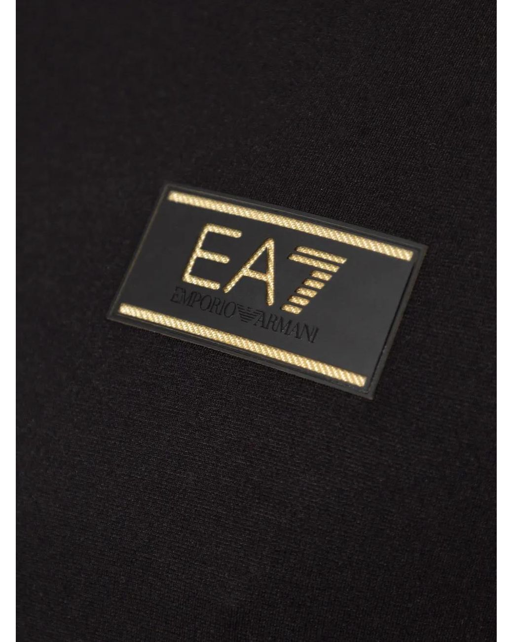 EA7 T-Shirt Mit Logo-Patch in Black für Herren