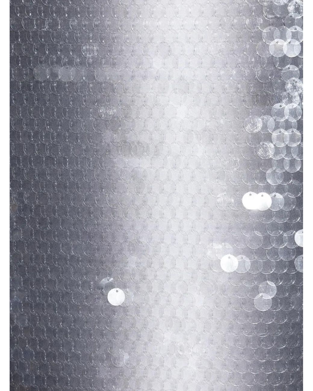Sportmax Metallic Sequinned Pencil Skirt