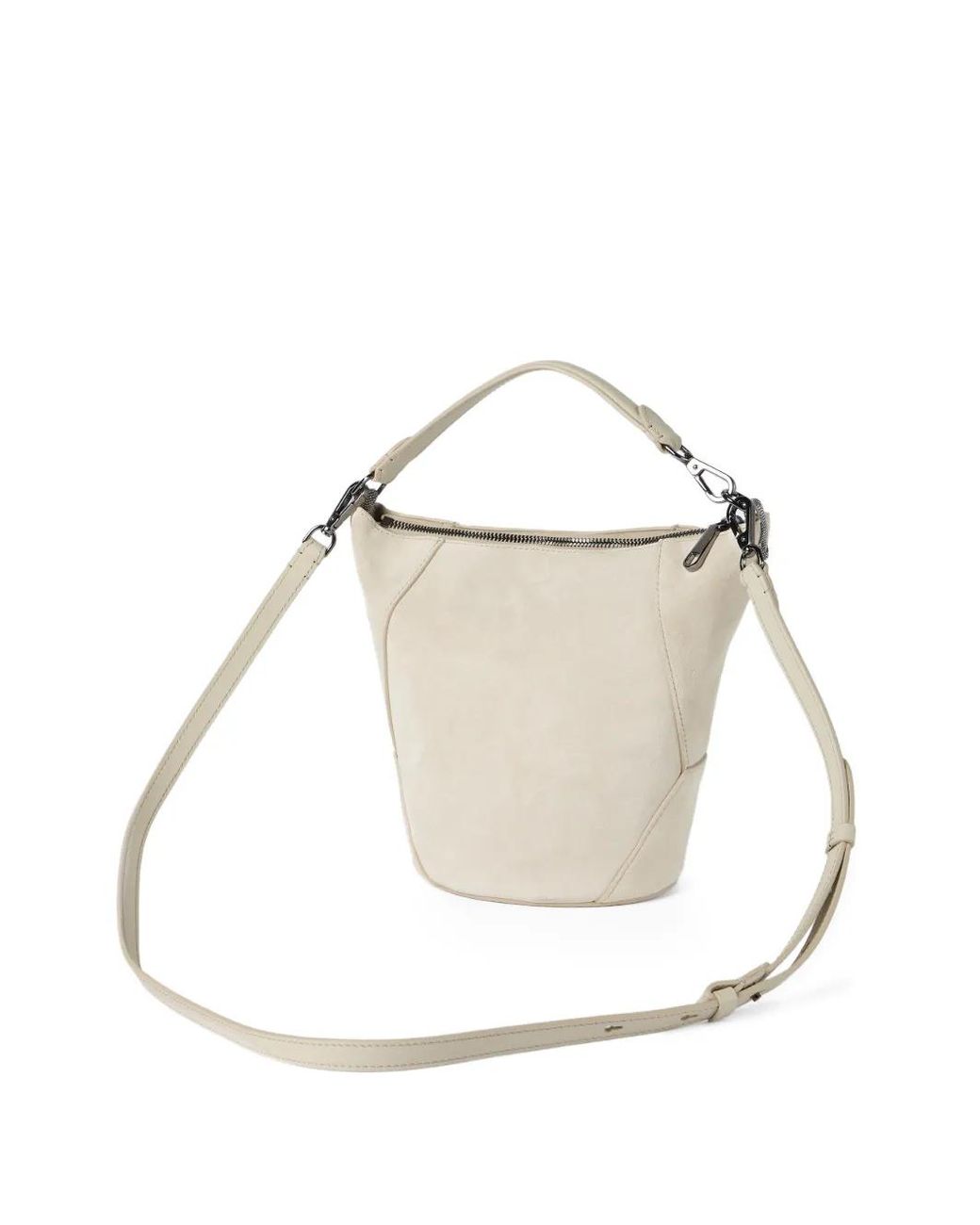Brunello Cucinelli White Bc Duo Bucket Bag