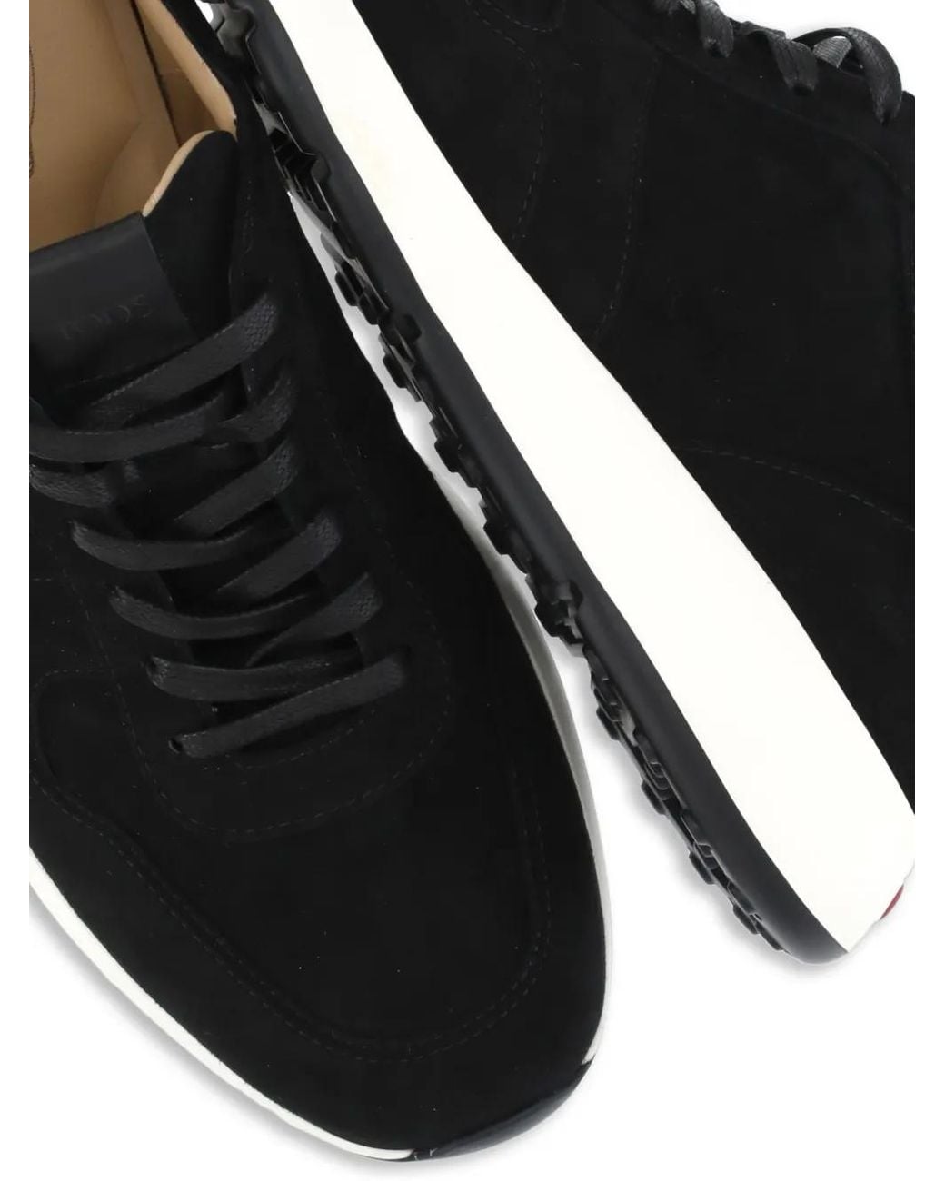 Baskets Dot En Daim Tod's pour homme en coloris Black
