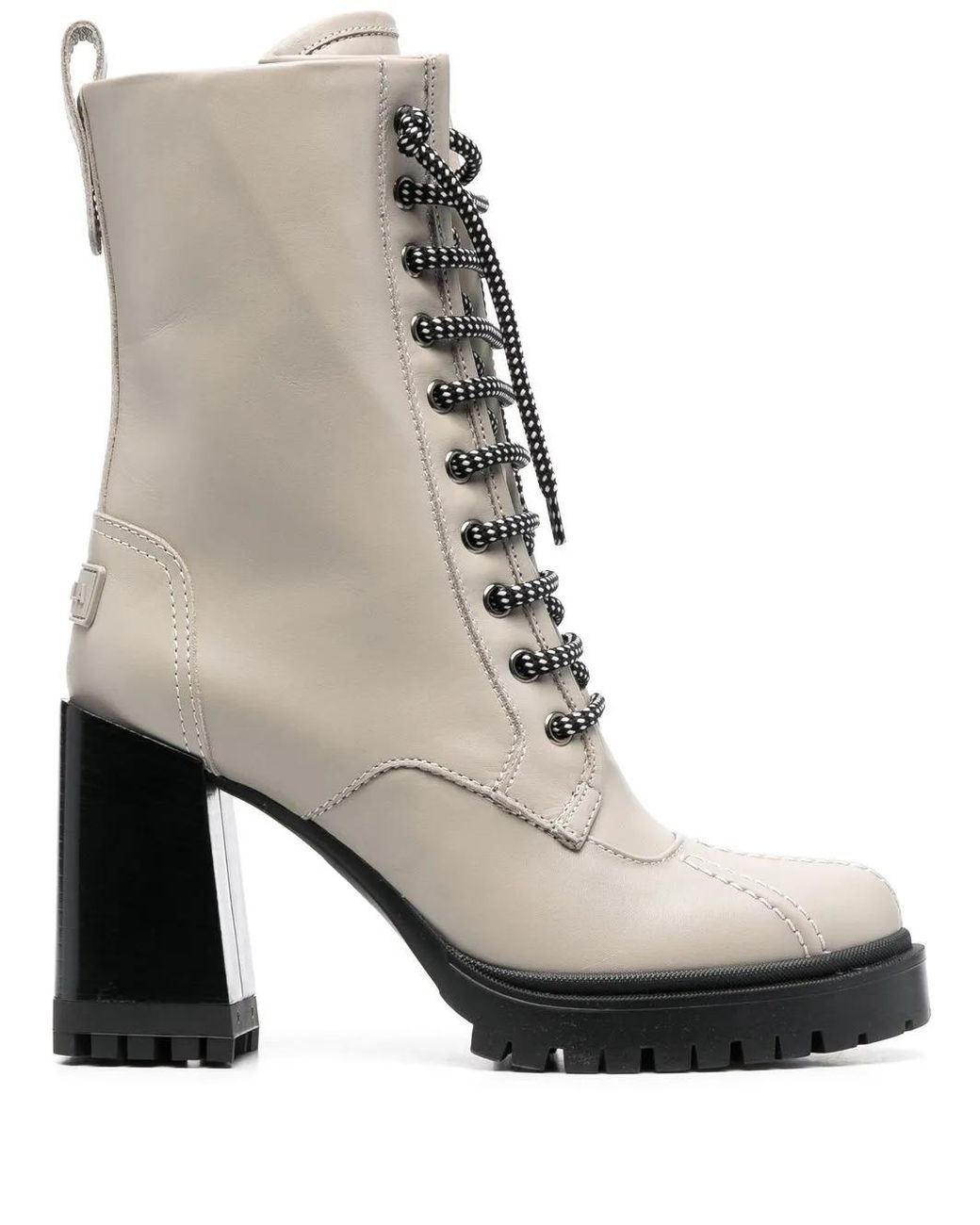 Furla White Climb 95Mm Hiking Boots