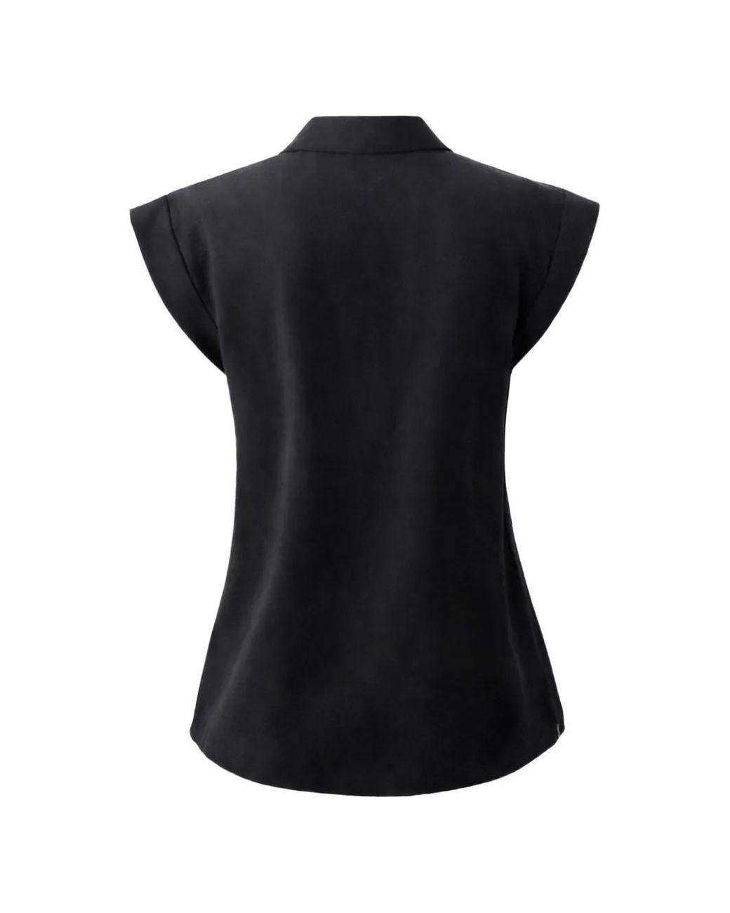 Liu Jo Black Linen-Blend Waistcoat