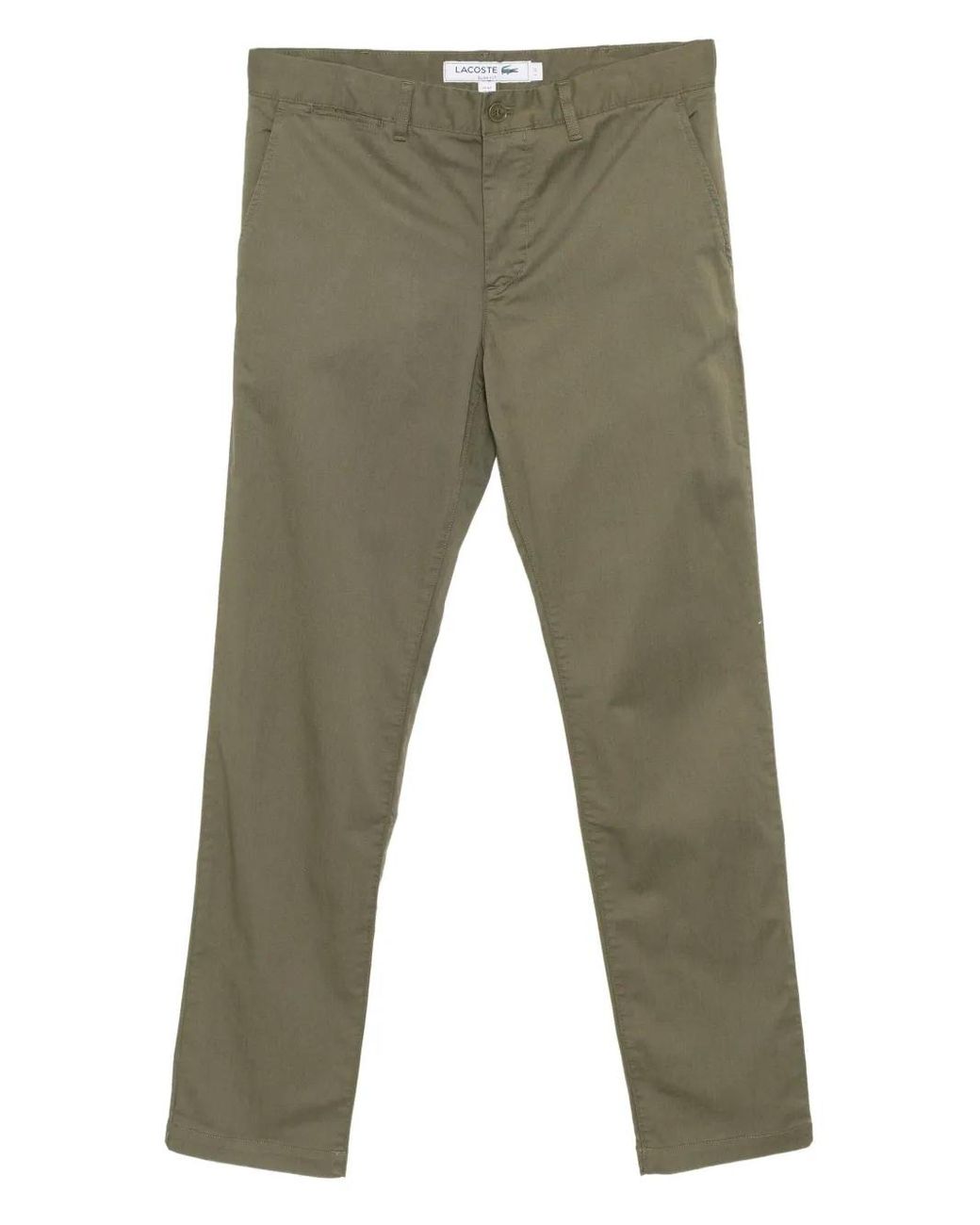Lacoste Chino Met Logo in het Green voor heren