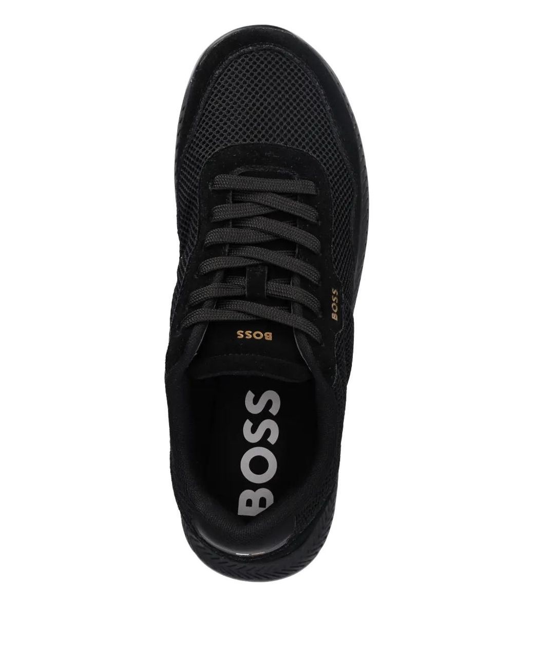 Boss Titanium Sneakers Mit Mesh-Einsatz in Black für Herren