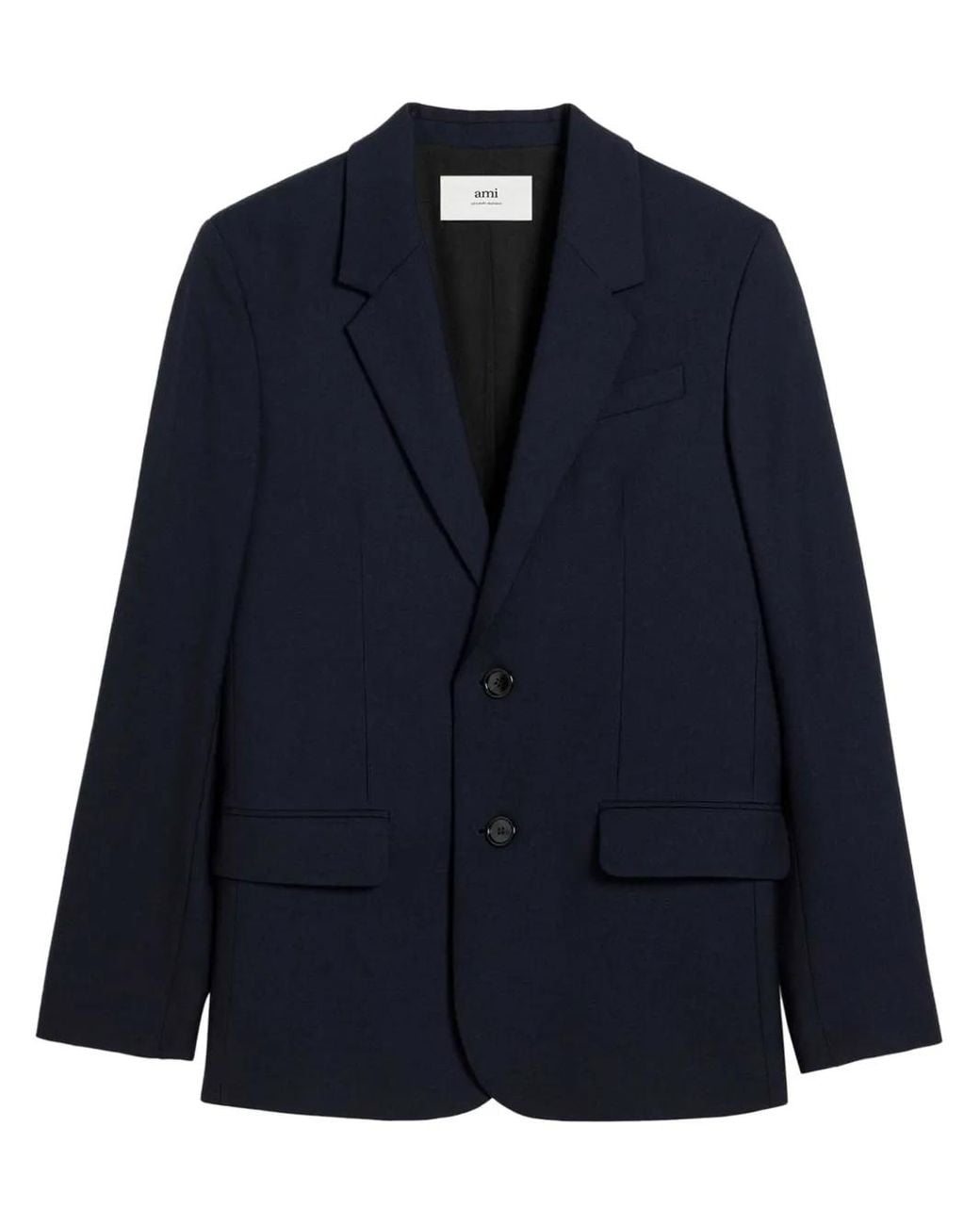 AMI Blue Two Buttons Jacket for men