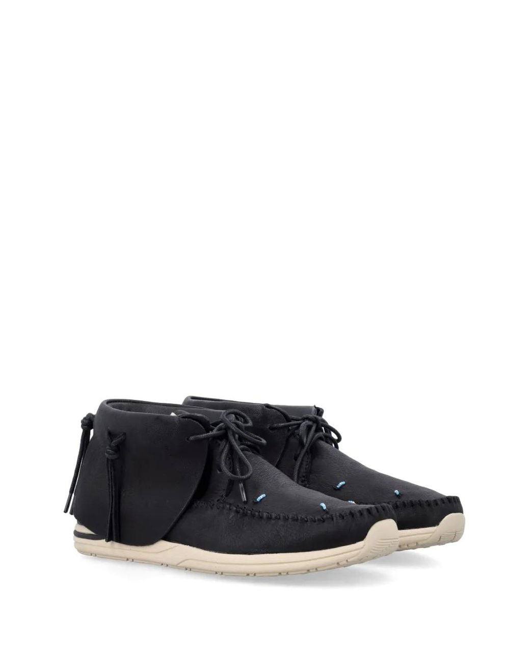 Visvim Black Lhamo Lace-Up Sneakers for men