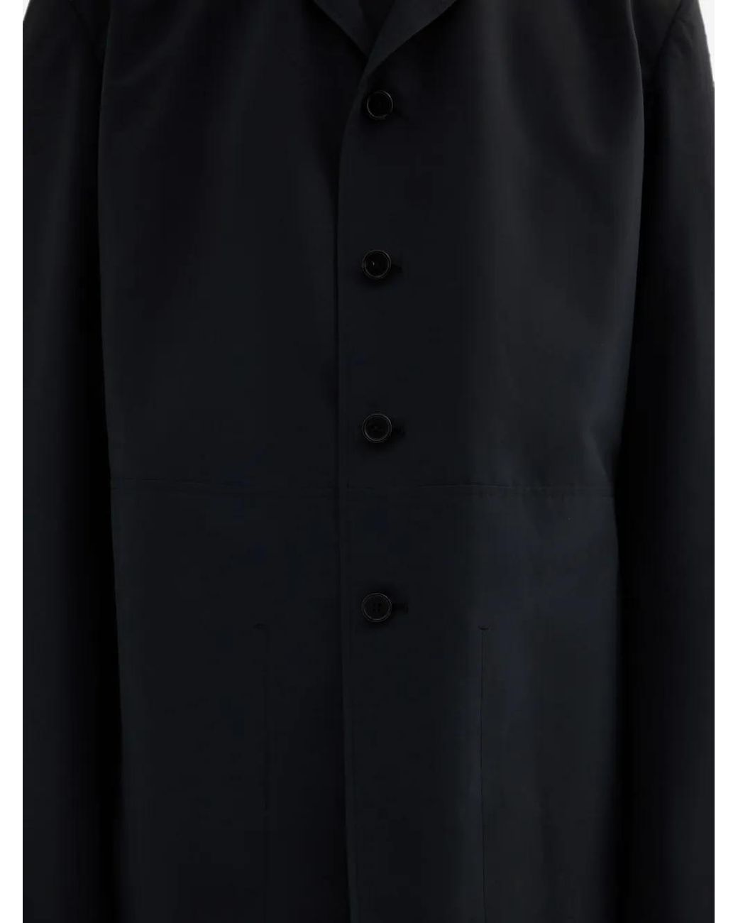 Jil Sander Blue Recycled Polyester Deconstructed Jacket for men
