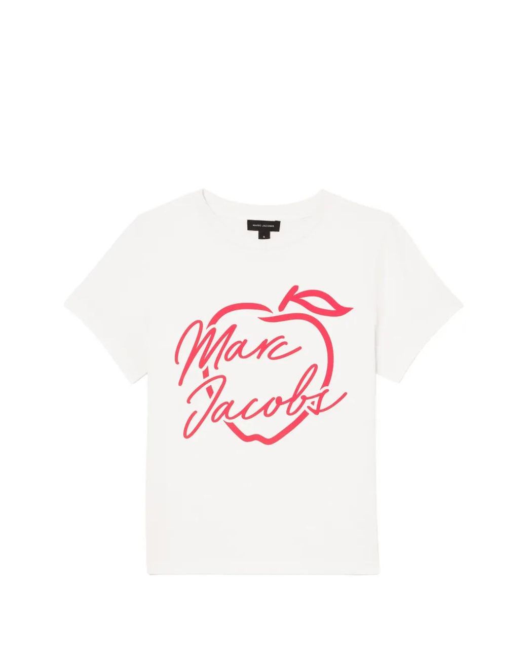 Marc Jacobs Pink Apple Logo T-Shirt