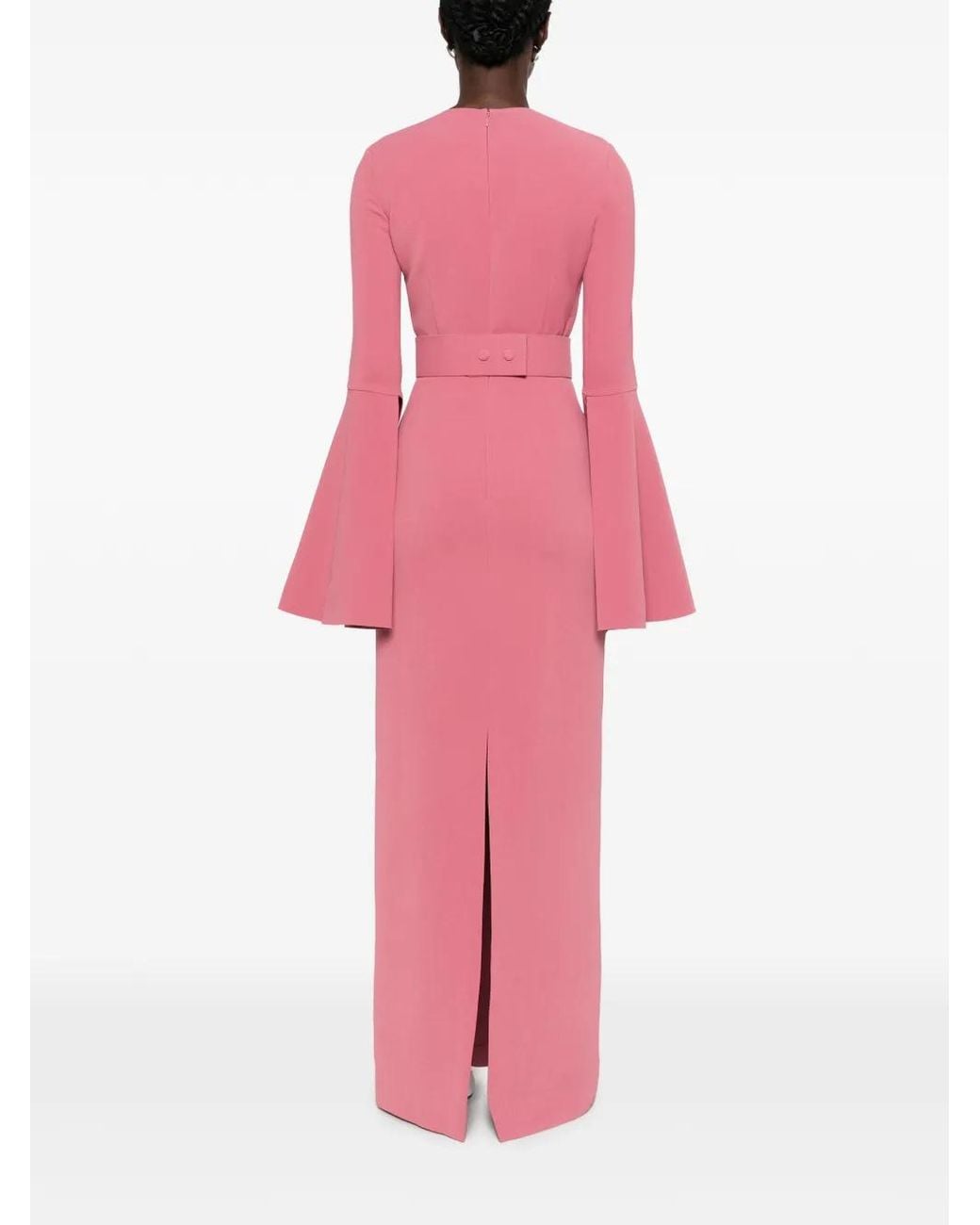 Solace London Pink Theia Maxi Dress
