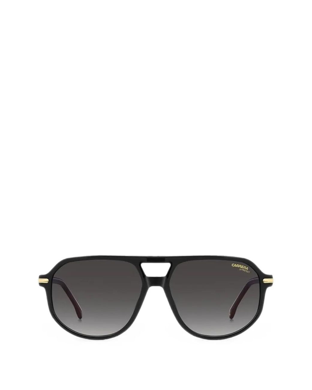 Carrera Black Gradient-Lens Pilot-Frame Sunglasses for men