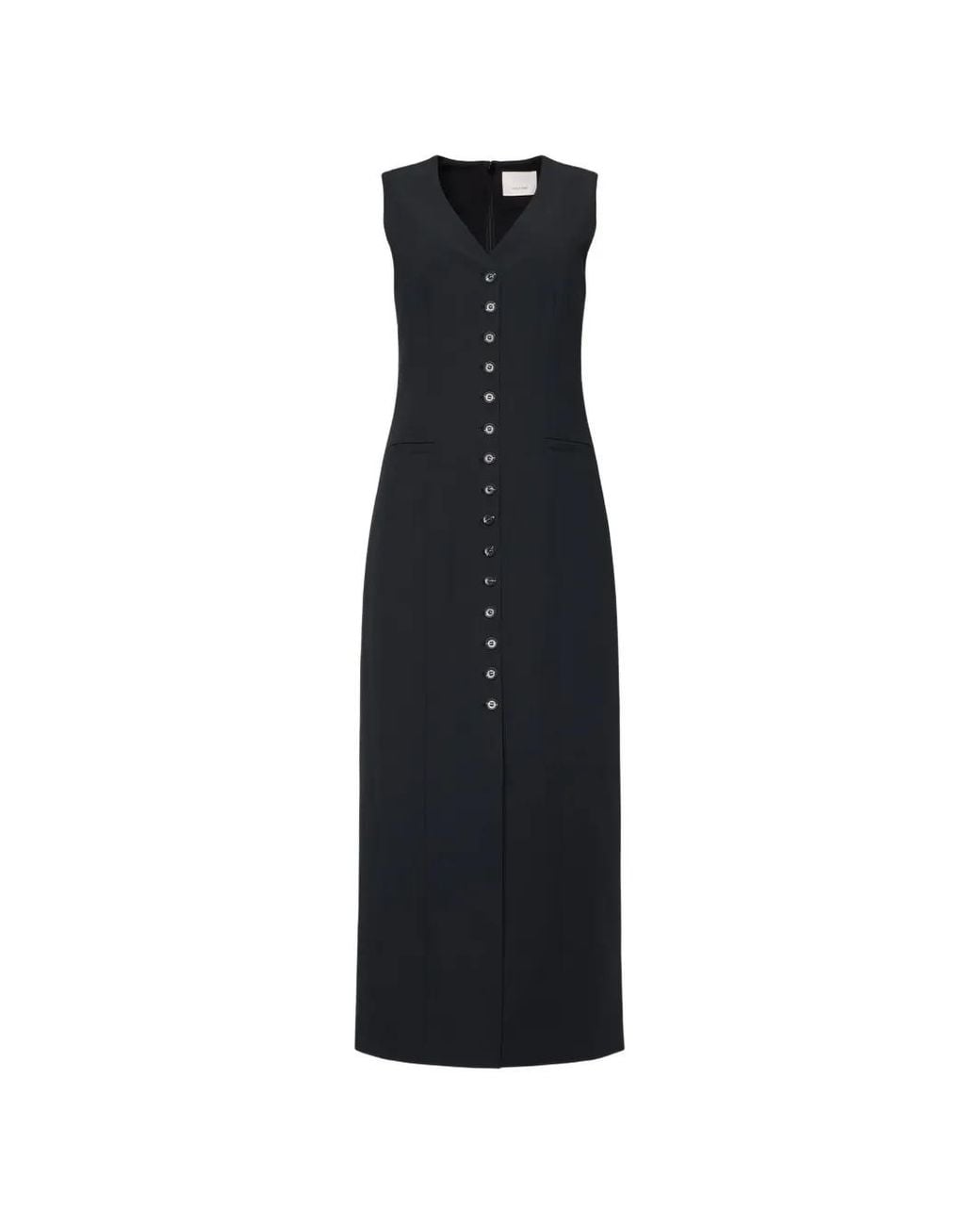 Cinq À Sept Black Kallen Buttoned Dress