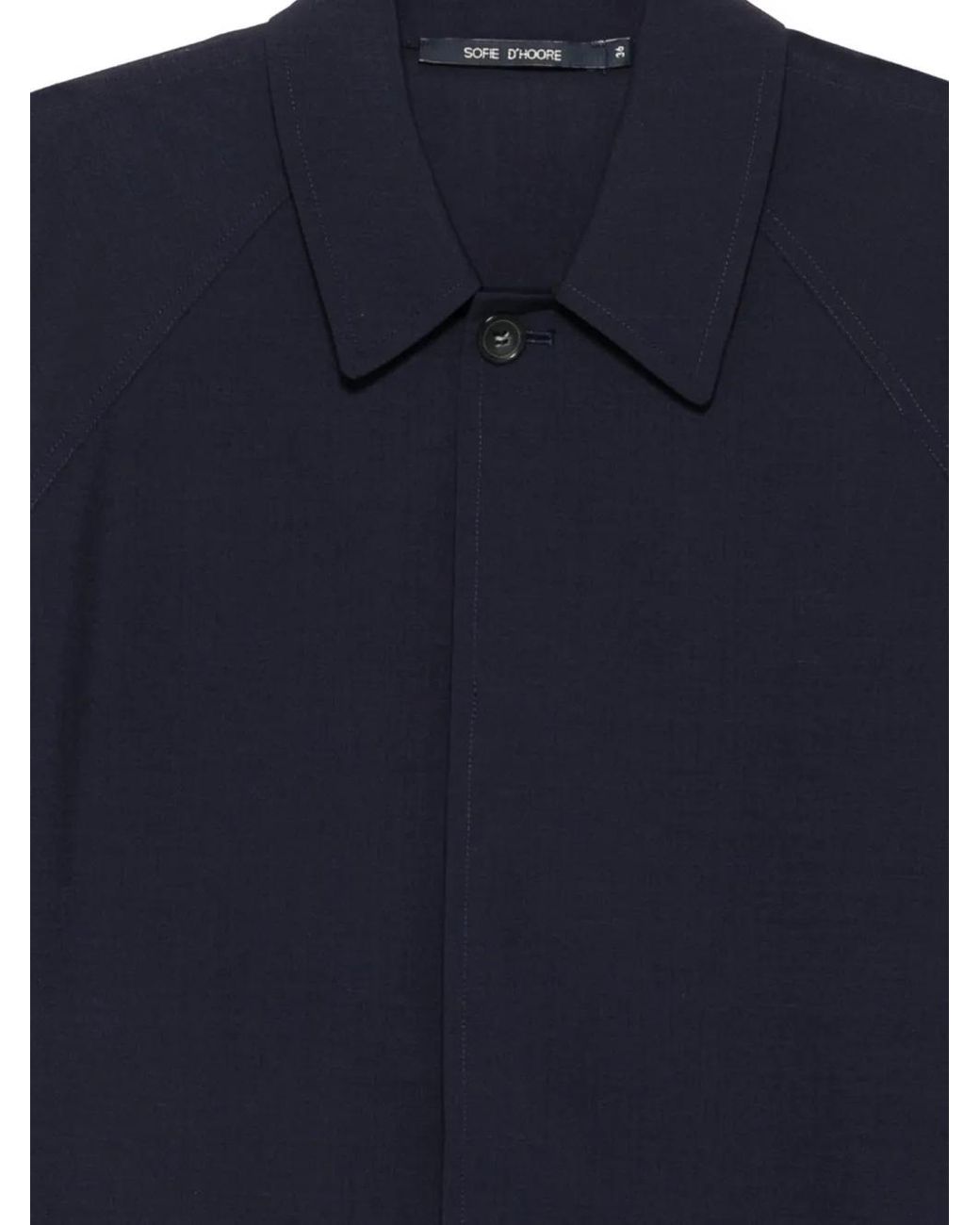 Sofie D'Hoore Blue Raglan-Sleeve Shirt
