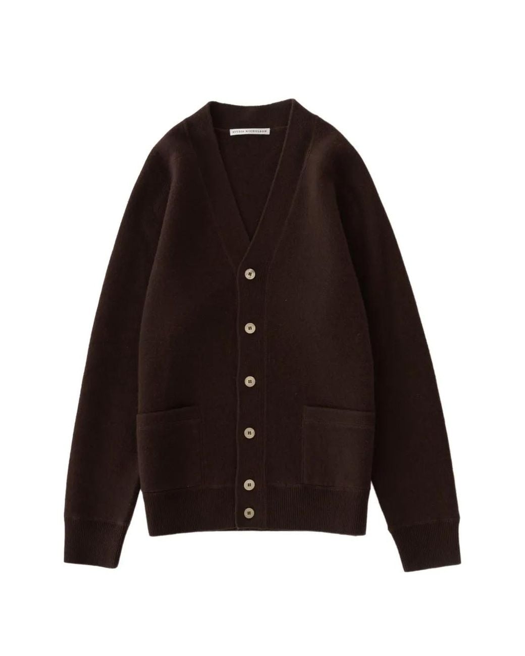 Studio Nicholson Brown Alton Cardigan for men