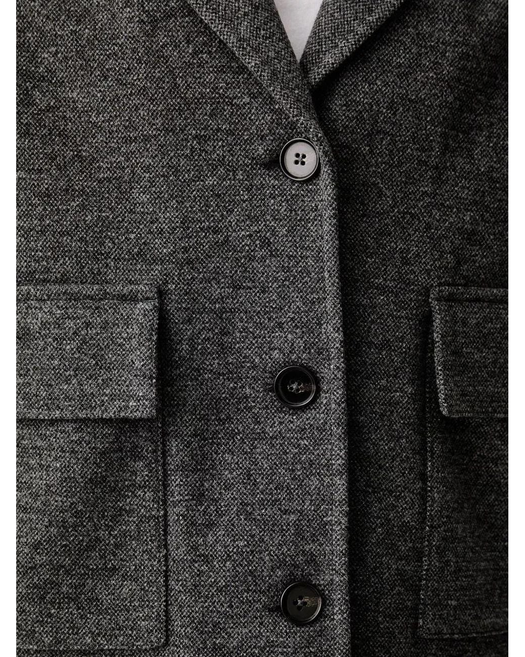 Marc O' Polo Black Button-Up Flap-Pocket Jacket