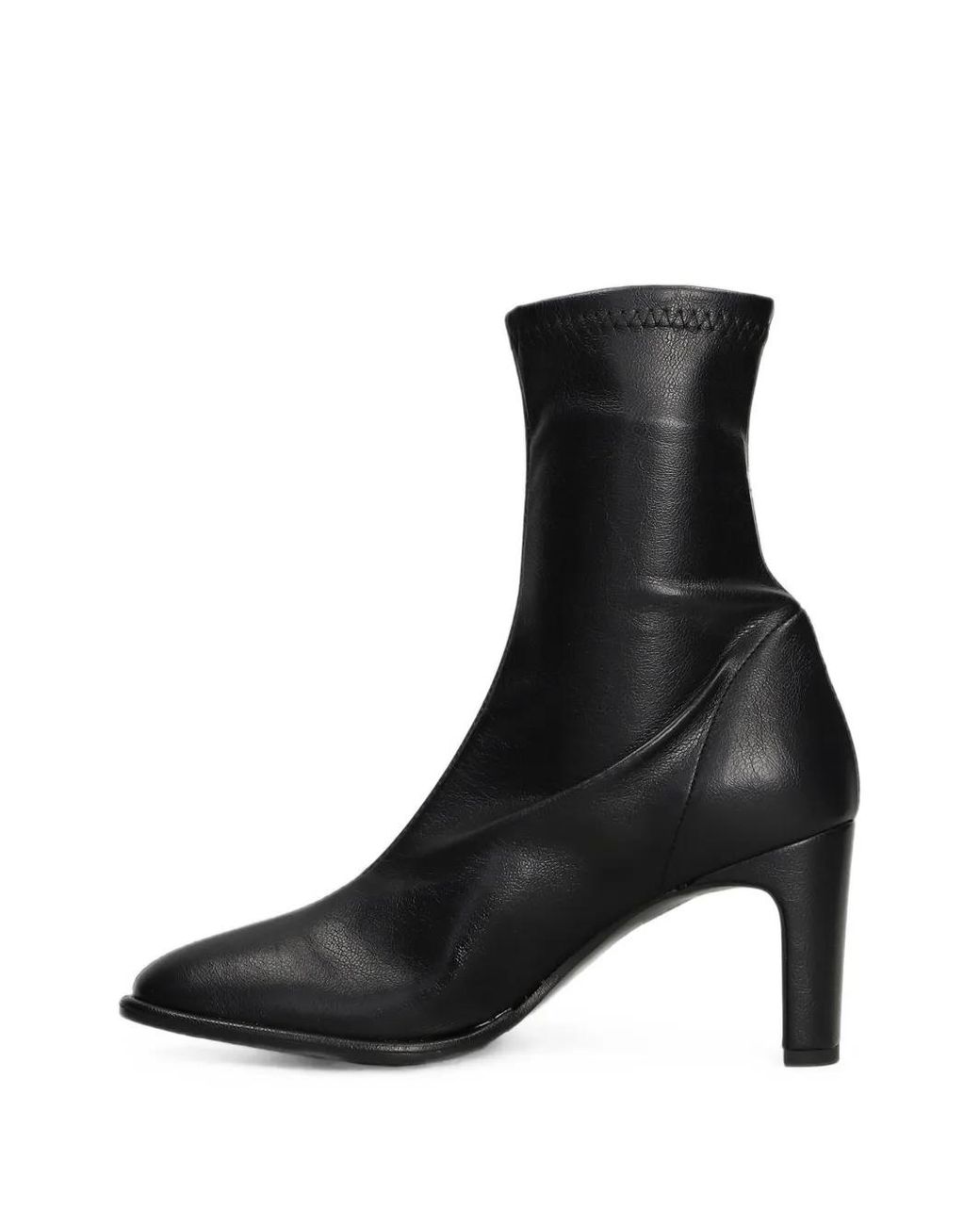 BIANCADI Black Central-Seam Ankle Boots
