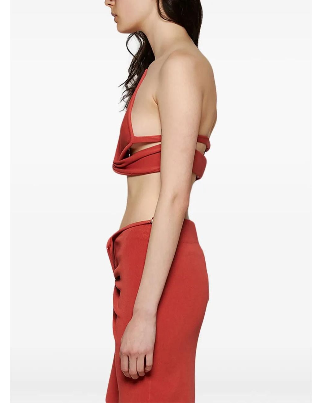 Christopher Esber Red Gestricktes Bustier